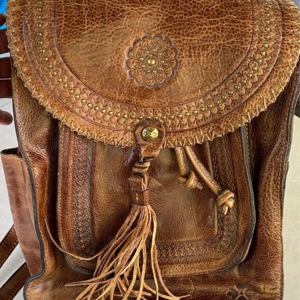 Patricia Nash leather backpack purse